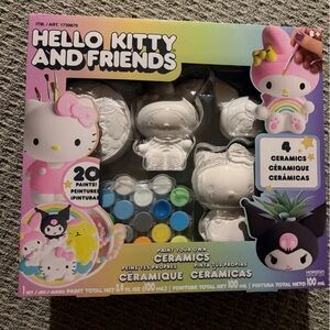 🎀 NEW Hello Kitty & Friends Paint-| 4 Figurines + 20 Paints | NIB